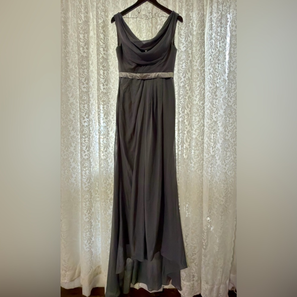 Elegant Gray Formal Dress